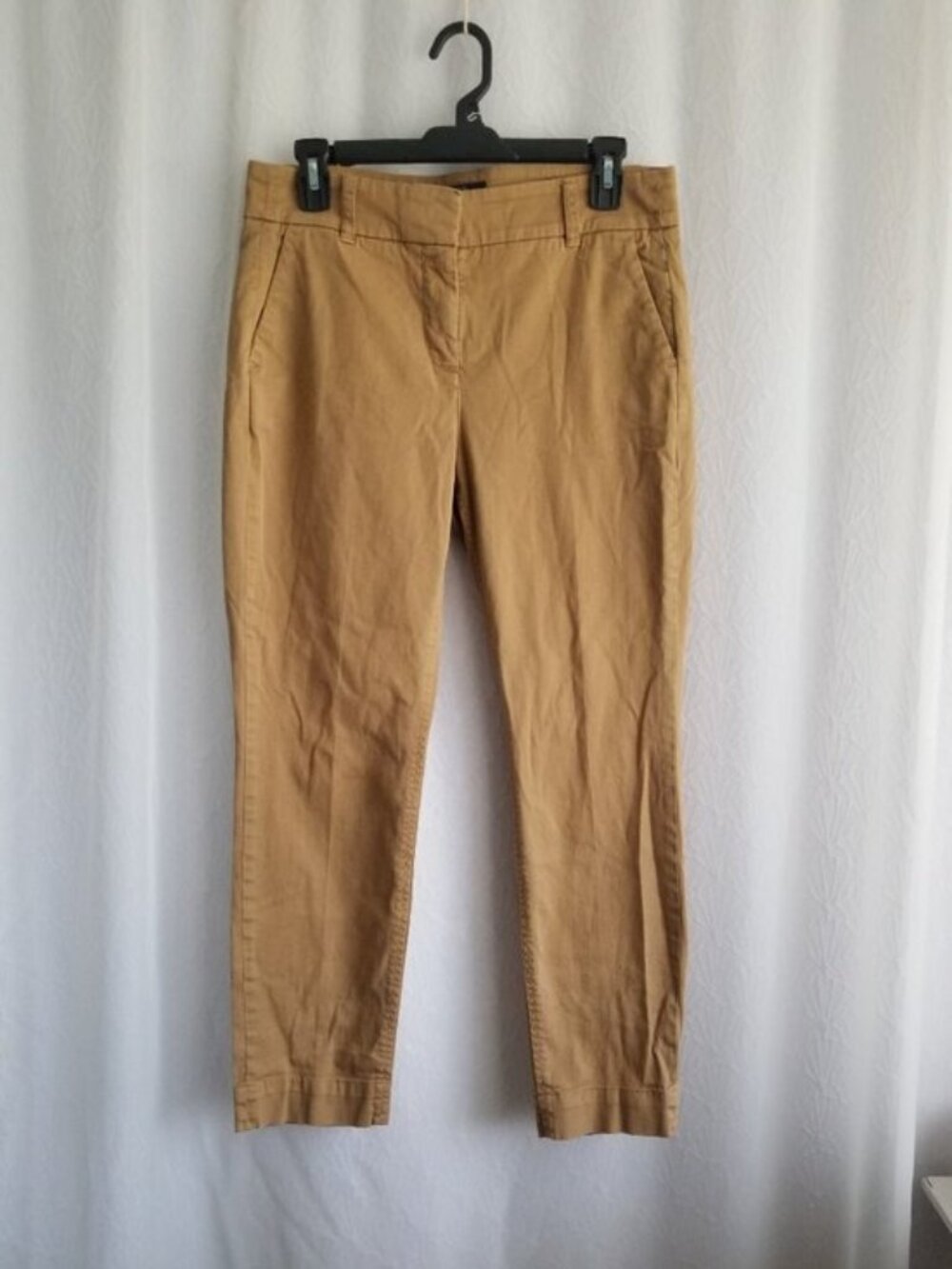 J. Crew Chino Tan Cropped Ankle Pants 8